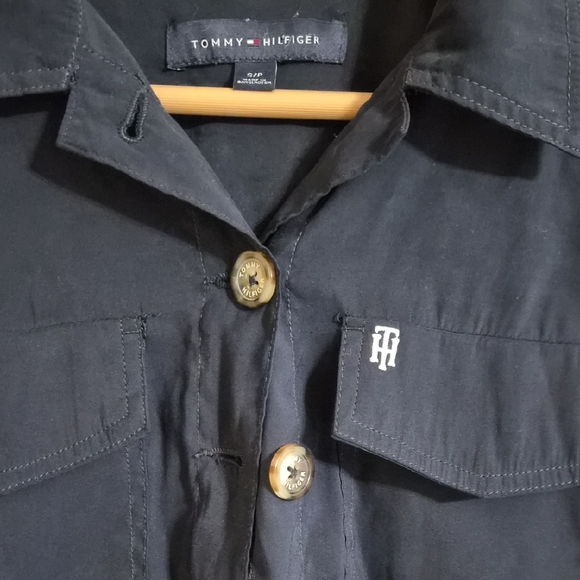 Tommy Hilfiger Women's Dark Blue Utility Jacket - Picture 2 of 6